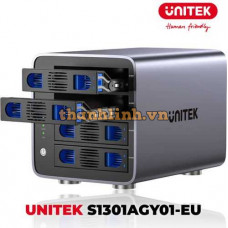 Box Ổ Cứng Ngoài 4 Bay Hỗ Trợ RAID Đa Chế Độ UNITEK S1301AGY01-EU