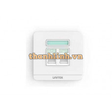 Mặt Âm Tường ETHERNET Đôi UNITEK T013A