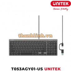 Bàn Phím Có Dây Siêu Nhẹ SlimTap UNITEK T053AGY01-US