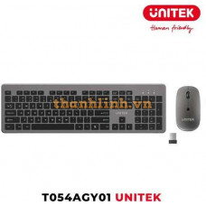 Bộ Bàn Phím Và Chuột Không Dây SlimDuo UNITEK T054AGY01-US