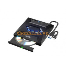 Ổ Đĩa Quang Ngoài 5 Trong 1 Có Hub USB UNITEK T1037A