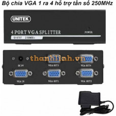 Hub Chia 4 Cổng VGA UNITEK U-8707