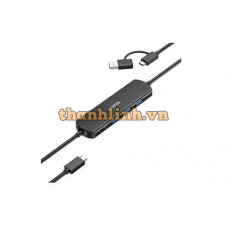 Hub Chia USB KVM 10Gbps UNITEK U1344ABK01