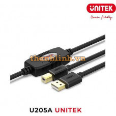 Cáp USB2.0 In Khuếch Đại Tín Hiệu Dài Đến 15M UNITEK U205A