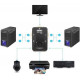 Bộ Chia Data KVM USB 2 In-1 Out UNITEK U 8709 ABK