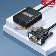 Cáp chuyển VGA qua HDMI Unitek V112ABK