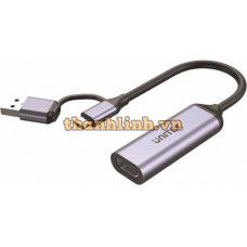 Cáp Chuyển Đổi Type-C/USB -> HDMI UNITEK V1167A
