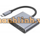 Cáp chuyển Type-C to HDMI/VGA full HD Unitek V124A