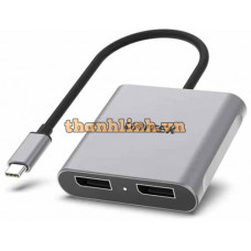 Bộ Chuyển Đổi Type-C -> DisplayPort Kép UNITEK V1404A