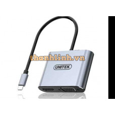 Hub Chuyển Đổi Đa Năng USB-C 4K@60hz UNITEK V1430E