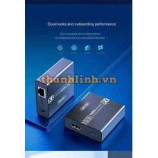 BỘ NỐI DÀI HDMI BẰNG DÂY LAN 60M HD EXTENDER Unitek V145A