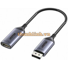 Cáp DisplayPort K -> HDMI L 8K 15cm UNITEK V1611A01