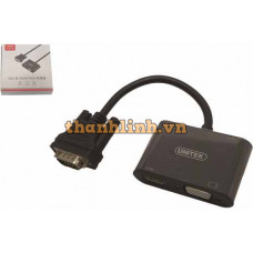 Cáp VGA -> VGA + HDMI UNITEK V501A