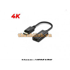 Cáp Chuyển Đổi DP -> HDMI 4K@30Hz UNITEK V606ABK