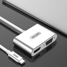Cáp chuyển đổi USB Type-C USB 3.1 sang HDMI + VGA Unitek VS100