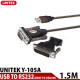 Cáp chuyển USB 2.0 sang COM 9 Chính hãng Unitek (Y - 105 A)