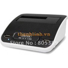 HDD Docking Station Sata USB 2.0 MIC-SPK + Bộ chia Hub USB 2.0 Unitek (Y - 1060S)