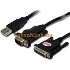 Cáp USB 2.0 ==> RS232/COM 9 Unitek (Y-107)