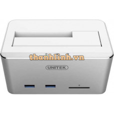 HDD Dock Unitek 2.5 3.5 Sata 6G + Hub + Card SD (3.0) Unitek Y-1092