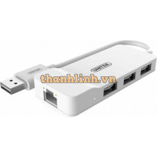 Hub Chuyển Đổi USB 2.0 + Cổng LAN UNITEK Y-1470