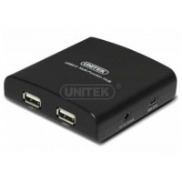 Bộ chia Hub USB 2.0 2 ports + 2 PS2 + MIC-SPK Unitek (Y - 2091)