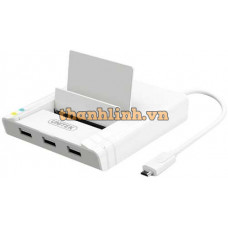 Bộ chia Hub USB 2.0 3 ports + LAN + OTG Dock Unitek (Y - 2175)