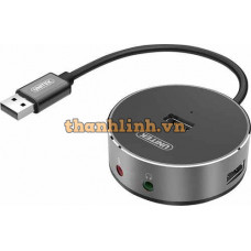 Hub 3-1 USB 2.0 + Âm Thanh UNITEK Y-2197GY
