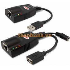 Cáp Nối Dài USB 2.0 100m Qua Cáp Mạng CAT6 UNITEK Y-2507