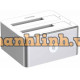 Trạm Kết Nối Ổ Cứng/SSD Hai Khoang USB 3.0 Sang SATA III Với UASP & Bản Sao Ngoại Tuyến Unitek Y-3026GY