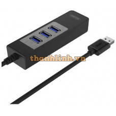 Bộ chia Hub USB 3.0 3 ports + LAN chính hãng Unitek (Y-3057C)