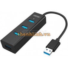 Bộ chia 4 cổng USB 3.0 Unitek có hổ trợ nguồn phụ Y-3089