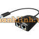 Cáp USB 3.0 ==> 2 ports LAN Unitek (Y – 3463)