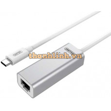 Cáp chuyển cổng USB Type-C sang cổng LAN Ethernet Unitek Y-3465