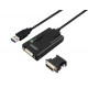 Cáp USB 3.0 ==> DVI + Đầu đổi DVI ==> VGA Unitek (Y-3801)