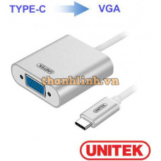 Cáp Type-C ==> VGA (L) 20cm Unitek (Y - 6308)