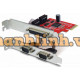 Card chuyển đổi PCI ==> COM 25 + COM 9 Express Unitek (Y - 7508)