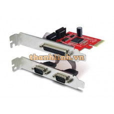 Card PCI-E Cổng Com25 + Com9 UNITEK Y-7508A