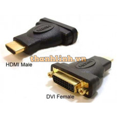 Đầu đổi HDMI K ==> DVI 24+5 L Unitek Y-A 006