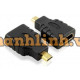 Đầu đổi Micro HDMI (K) ==> HDMI (L) Unitek (Y-A 011) 