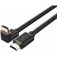 Dây cáp tín hiệu HDMI 1.4/4K - 5M Đầu cong Unitek (Y-C 1010)