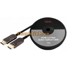 Cáp HDMI 2.0 4K Ultpro Active Optical Dài 70m UNITEK Y-C1035BK