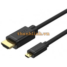 Cáp MICRO HDMI SANG HDMI TỐC ĐỘ CAO 4K 60HZ Y-C182