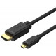 Cáp MICRO HDMI SANG HDMI TỐC ĐỘ CAO 4K 60HZ Y-C182