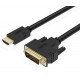 Cáp HDMI -> DVI 24+1 Unitek (Y-C 217E)