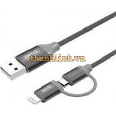 Cáp USB 2.0 ==> Lightning + Micro USB Unitek (Y-C 4031GY / RG / SL)