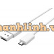 Cáp USB 2.0 -> Micro USB UNITEK Y-C4035WH