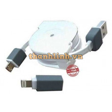 Cáp USB 2.0 ==> Micro 5P Unitek (2in1) 1m (Y-C 440D)