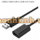 Cáp USB nối dài 2.0 - 0.5M Unitek (Y-C 447GBK)
