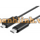 Cáp Type-C ==> Micro USB Unitek (Y-C 473BK) 1m