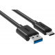 Cáp USB 3.0 ==> Type-C chính hãng Unitek (Y-C 474 BK)